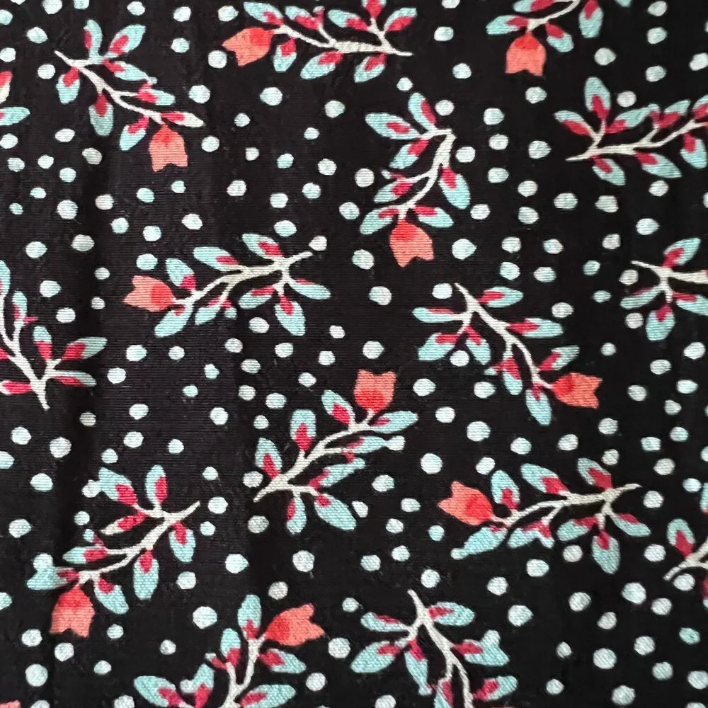 Ann Taylor LOFT Women's Long Sleeve Floral Midi Dress - Size S - Black Floral - Picture 9 of 9